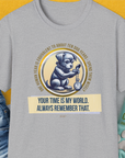 One Human Year = Ten Dog Years, Volume 2, Unisex T-Shirt-Sport Grey-Design made by Dog Gang