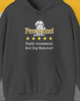 Dog Mom Series, Volume 10, Unisex Hoodie-Dark Heather, Design by Dog Gang