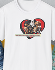 My Heart Belong To Dogs (dogs will always have a place in my heart), Volume 2, Unisex T-Shirt-White. A perfect gift for dog lovers and dog owners. Design by Dog Gang