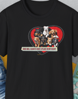 My Heart Belong To Dogs (dogs will always have a place in my heart), Volume 2, Unisex T-Shirt-Black, Design by Dog Gang