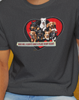 My Heart Belong To Dogs (dogs will always have a place in my heart), Volume 2, Unisex T-Shirt-. A dog-themed Design from Dog Gang