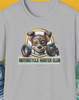 Motorcycle Hunter Club, Volume 1, Unisex T-Shirt-Sport Grey, Design by Dog Gang