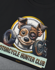 Motorcycle Hunter Club, Volume 1, Unisex T-Shirt-. A dog-themed Design from Dog Gang