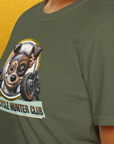 Motorcycle Hunter Club, Volume 1, Unisex T-Shirt-, Design by Dog Gang