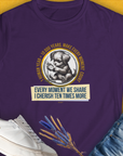 Soft and stylish, the One Human Year = Ten Dog Years, Volume 4 womens t-shirt showcases a playful puppy design on ringspun cotton. Perfect for any dog lover. Designed by Dog Gang.