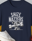 Shize Mazzers, Volume 1, Unisex T-Shirt-Navy. A perfect gift for dog lovers and dog owners. Design by Dog Gang